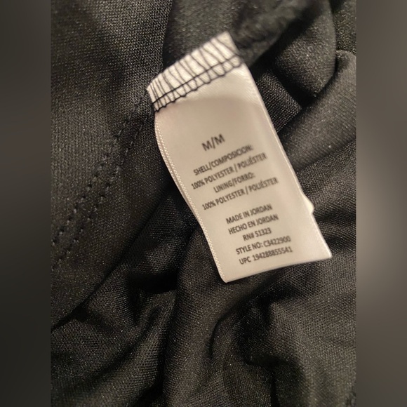 NWT Vince Camuto Size M Black Floral Ruffle Flowy Long Sleeve Sheer Mini Dress - Picture 13 of 13